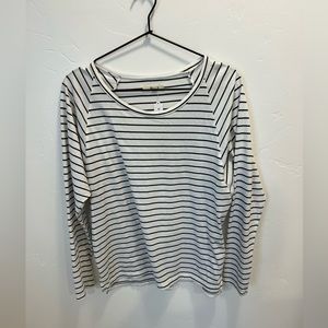 Madewell striped long sleeve top